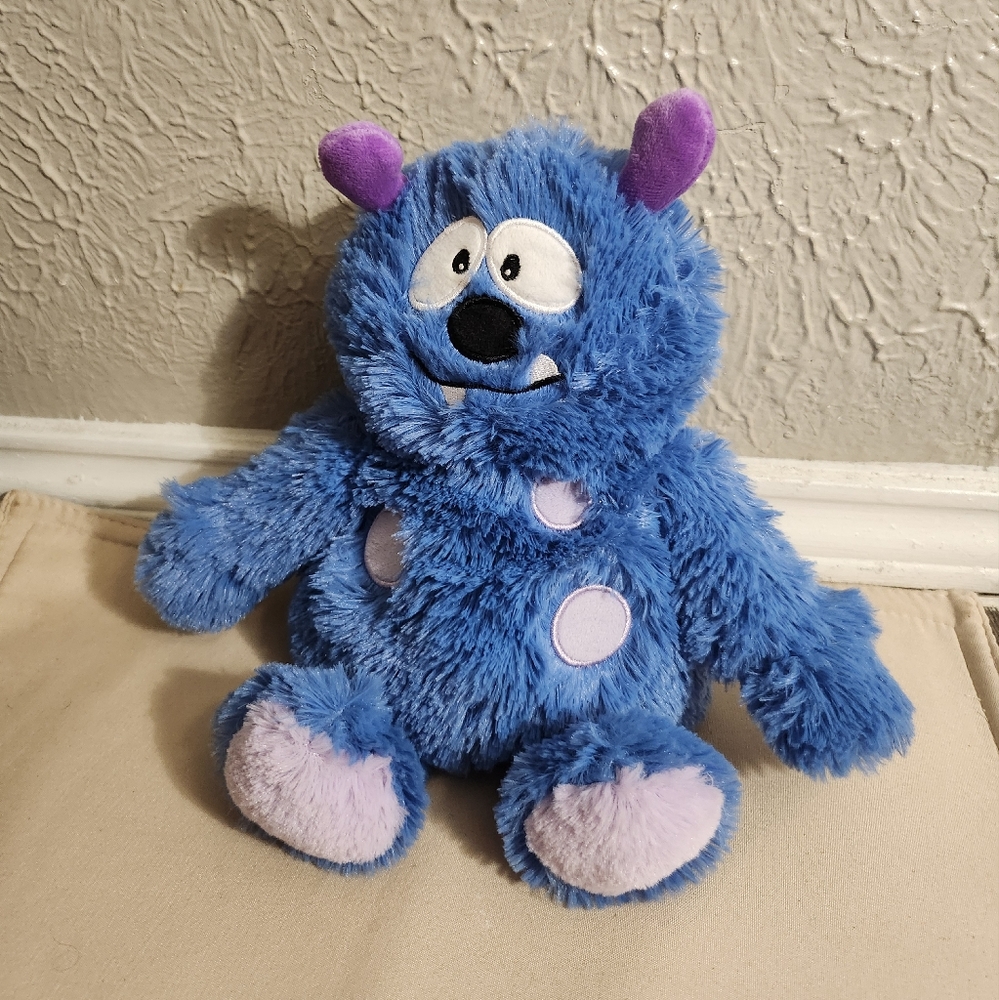 Warm Blue and Purple Stuffed Animal Plush